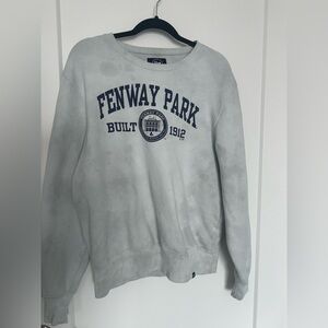 47 Brand Fenway Park Women's Distressed Gray Sweater